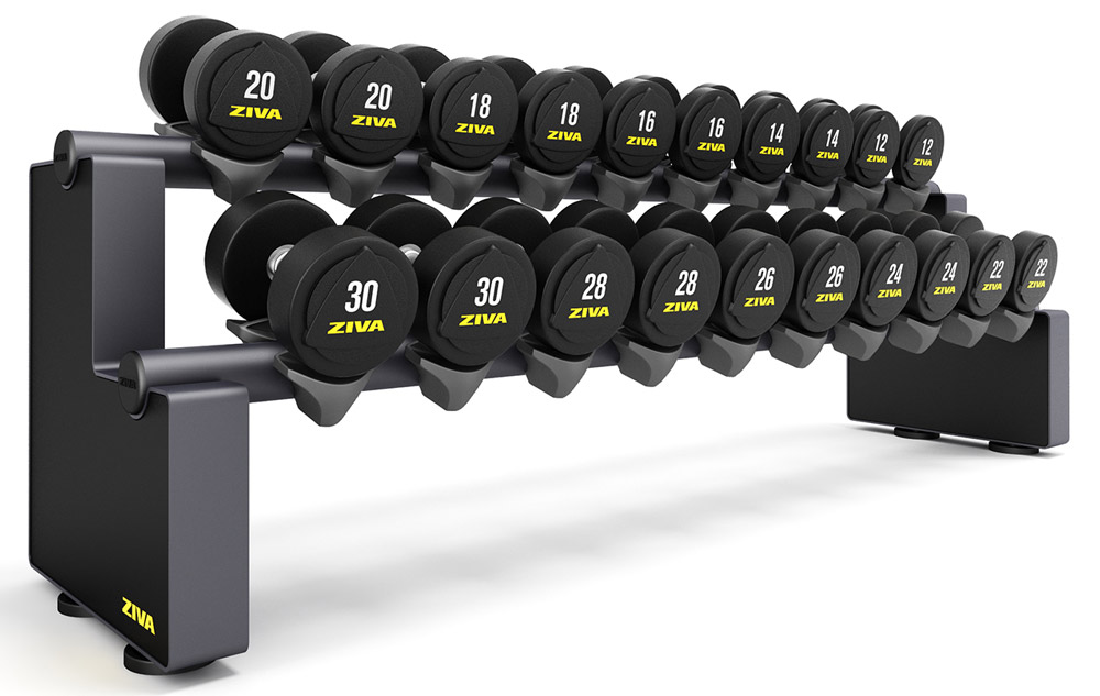 Picture of ZIVA - HORIZONTAL DUMBBELL RACK FOR 10 PAIR